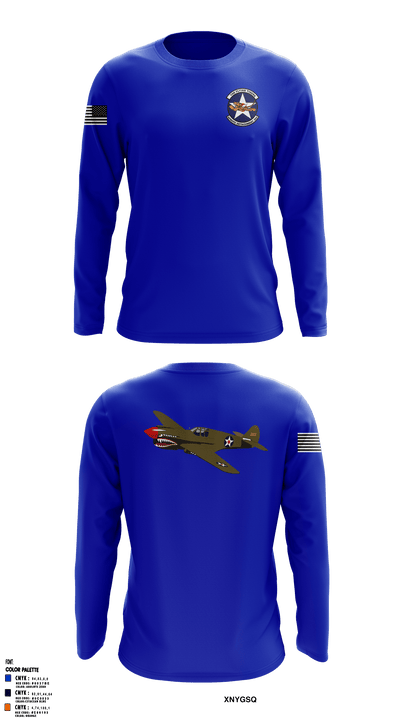 AFROTC Detachment 355 22016058 Long Sleeve Performance Shirt - 1