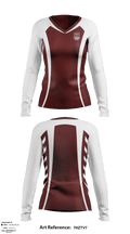 Cypress Creek High School Soccer 37877406 Women's Long Sleeve V-neck Shirt - 1