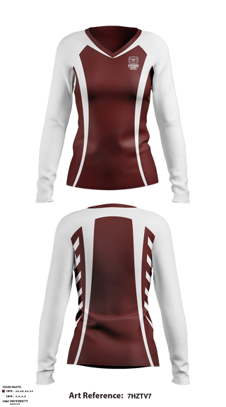 Women's Long Sleeve Vneck Shirt, Cypress Creek High School Soccer, Men's Soccer, Teamtime, Team time, sublimation, custom sports apparel, team uniforms, spirit wear, spiritwear, sports uniforms, custom shirts, team store, custom team store, fundraiser sports, apparel fundraiser