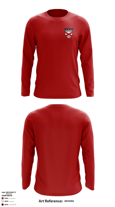 Alabama FC 6060927 Long Sleeve Performance Shirt - 9