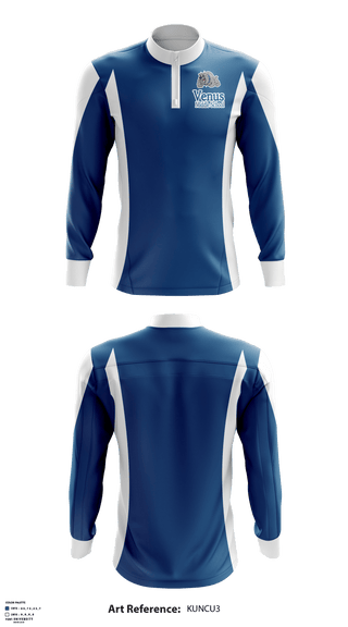 Quarter Zip Jacket, Venus Middle School Cheer, School Spirit Store, Teamtime, Team time, sublimation, custom sports apparel, team uniforms, spirit wear, spiritwear, sports uniforms, custom shirts, team store, custom team store, fundraiser sports, apparel fundraiser