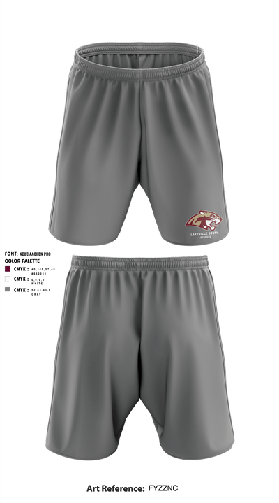Lakeville South High School Lacrosse 8707238 Athletic Shorts With Pockets - 4