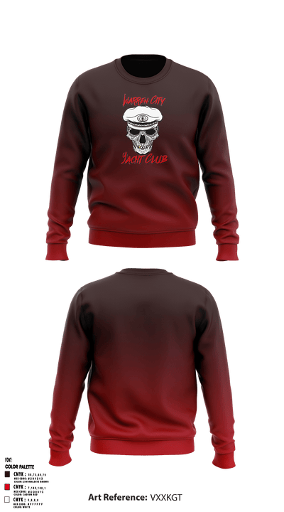 Warren City Yacht Club 35976987 Crew Neck Sweatshirt - 1
