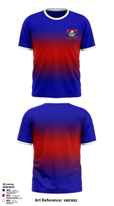 Tri County Baseball-Bronco League 20301214 Short Sleeve Performance Shirt - 1