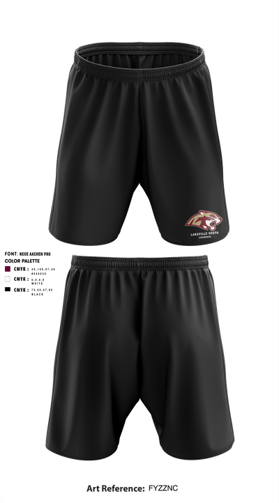 Lakeville South High School Lacrosse 8707238 Athletic Shorts With Pockets - 3