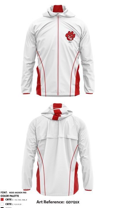 Colleyville Heritage High School Cheer 64869886 Windbreaker - 2