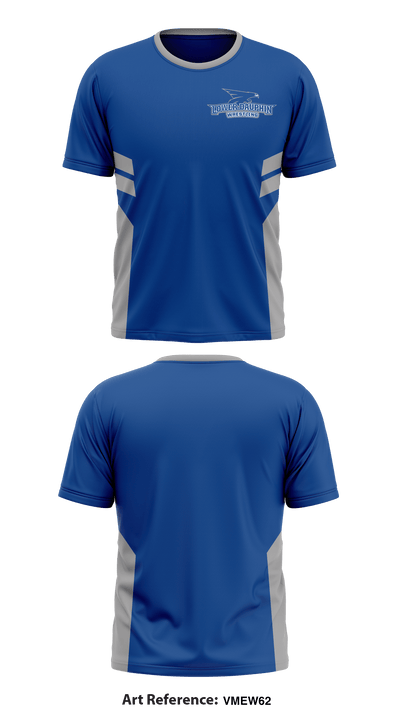 Lower Dauphin Wrestling 33141507 Short Sleeve Performance Shirt - 1