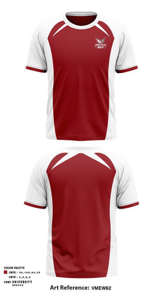 Short Sleeve Performance Shirt, Cedar Valley High School Golf, Golf, Teamtime, Team time, sublimation, custom sports apparel, team uniforms, spirit wear, spiritwear, sports uniforms, custom shirts, team store, custom team store, fundraiser sports, apparel fundraiser