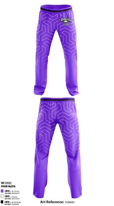 Crowley High School Golf 37272712 Sweatpants - 1