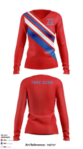 Parkland Magnet High School Basketball 7763292 Women's Long Sleeve V-neck Shirt - 1