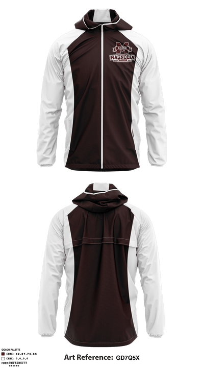 Magnolia High School Cheer 33058931 Windbreaker - 1
