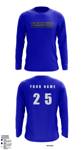 Long Sleeve Performance Shirt, Slammers FP, Softball, Teamtime, Team time, sublimation, custom sports apparel, team uniforms, spirit wear, spiritwear, sports uniforms, custom shirts, team store, custom team store, fundraiser sports, apparel fundraiser