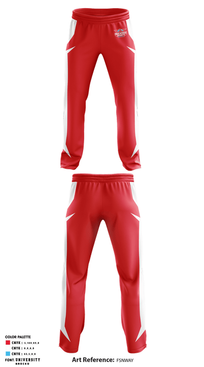 Shawnee Heights High School Football 16816052 Sweatpants - 1