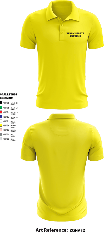 Venom Sports Training 59845358 Short Sleeve Performance Polo - 6