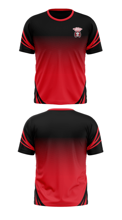 Castleberry High School Cheer 36149140 Short Sleeve Performance Shirt - 1