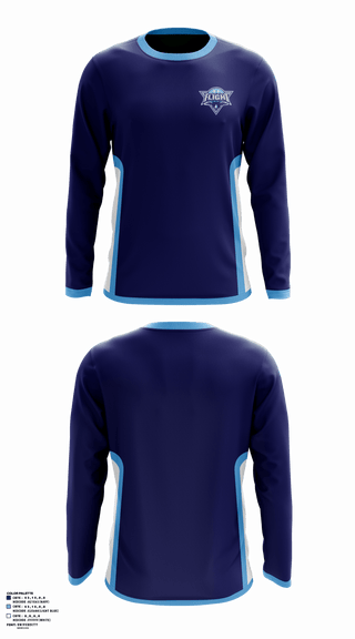 Long Sleeve Performance Shirt, Palo Alto Flight, Men's Basketball, Teamtime, Team time, sublimation, custom sports apparel, team uniforms, spirit wear, spiritwear, sports uniforms, custom shirts, team store, custom team store, fundraiser sports, apparel fundraiser