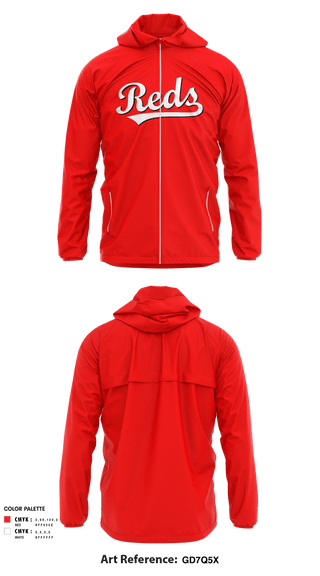 Windbreaker, Chesapeake Reds, Baseball, Teamtime, Team time, sublimation, custom sports apparel, team uniforms, spirit wear, spiritwear, sports uniforms, custom shirts, team store, custom team store, fundraiser sports, apparel fundraiser