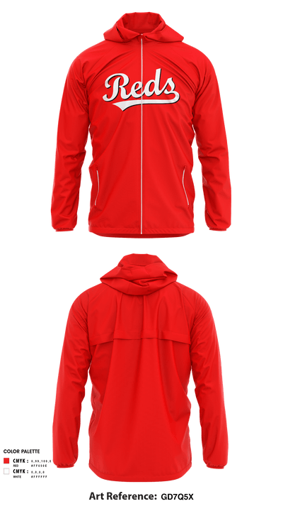 Chesapeake Reds 39590846 Windbreaker - 2