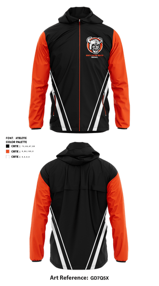 Windbreaker, North Canton Hoover Football, Football, Teamtime, Team time, sublimation, custom sports apparel, team uniforms, spirit wear, spiritwear, sports uniforms, custom shirts, team store, custom team store, fundraiser sports, apparel fundraiser