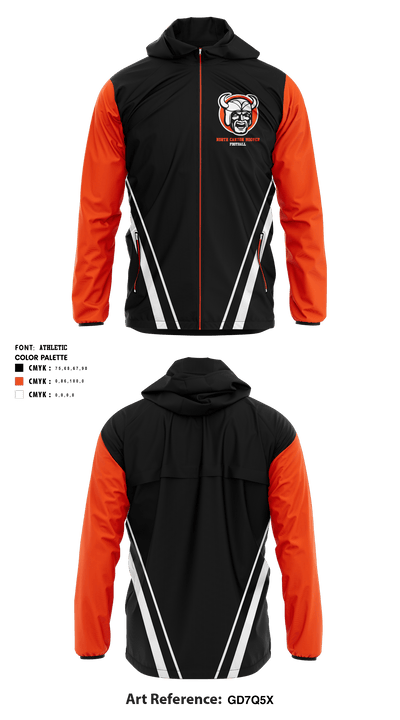 North Canton Hoover Football 75864683 Windbreaker - 1