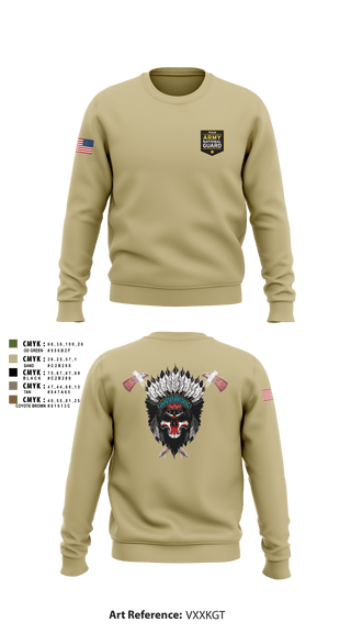 Crew Neck Sweatshirt, , Army, Teamtime, Team time, sublimation, custom sports apparel, team uniforms, spirit wear, spiritwear, sports uniforms, custom shirts, team store, custom team store, fundraiser sports, apparel fundraiser
