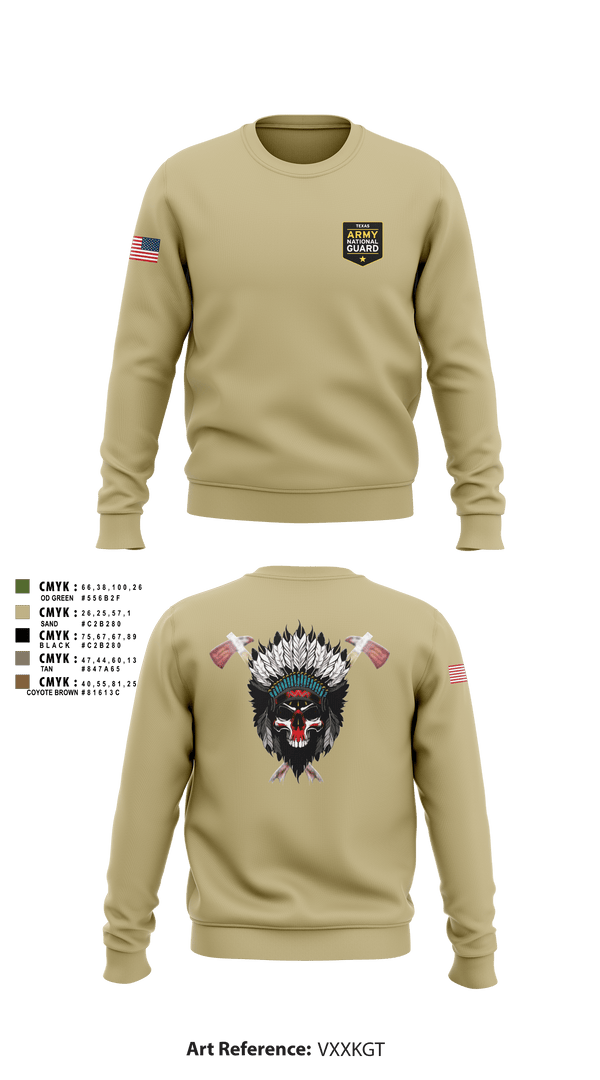 Crew Neck Sweatshirt, , Army, Teamtime, Team time, sublimation, custom sports apparel, team uniforms, spirit wear, spiritwear, sports uniforms, custom shirts, team store, custom team store, fundraiser sports, apparel fundraiser