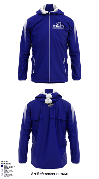 Windbreaker, St. Mary’s Jaguars, Women's Basketball, Teamtime, Team time, sublimation, custom sports apparel, team uniforms, spirit wear, spiritwear, sports uniforms, custom shirts, team store, custom team store, fundraiser sports, apparel fundraiser