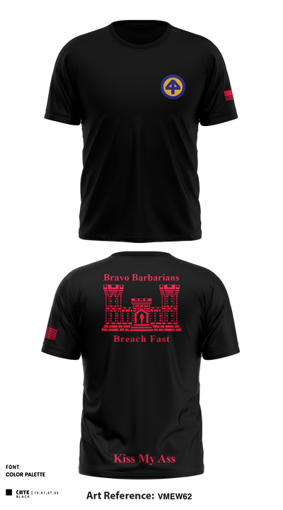 B 104th 82799853 Short Sleeve Performance Shirt - 5