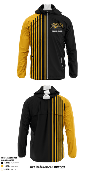 Windbreaker, Hazelwood Central High School Swimming, School Spirit Store, Teamtime, Team time, sublimation, custom sports apparel, team uniforms, spirit wear, spiritwear, sports uniforms, custom shirts, team store, custom team store, fundraiser sports, apparel fundraiser