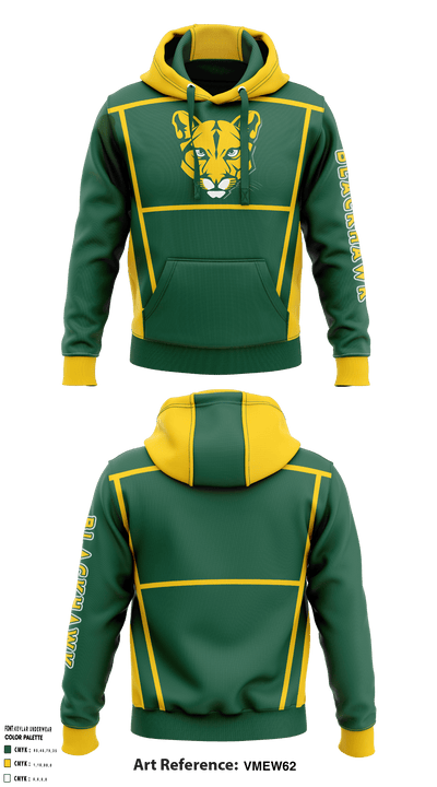 Blackhawk High School Bowling 9576849 Hoodie - 1