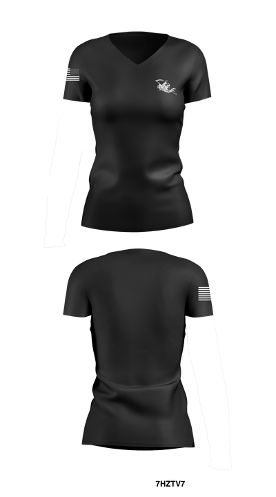 Reaper 79510117 Women's Short Sleeve V-neck Shirt - 1