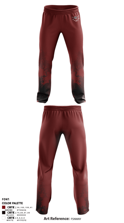 Port Charlotte High School Tennis 8564501 Sweatpants - 1