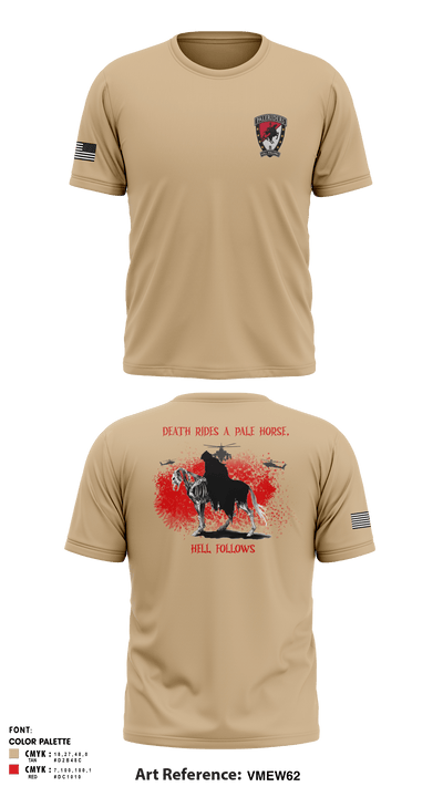 B Troop 6-6 CAV 27154728 Short Sleeve Performance Shirt - 5