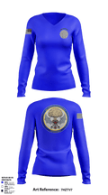 DETstroyers 68625939 Women's Long Sleeve V-neck Shirt - 1