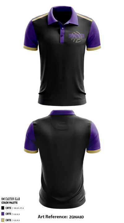 Community Christian High School Volleyball 77028297 Short Sleeve Performance Polo - 1