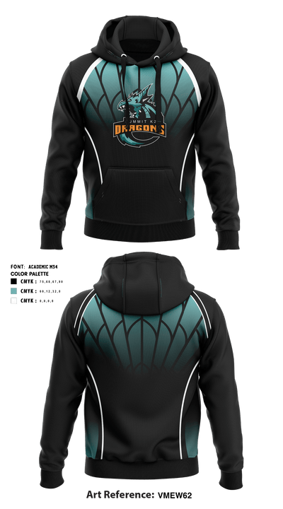 Summit K2 High School Basketball 98754843 Hoodie - 1