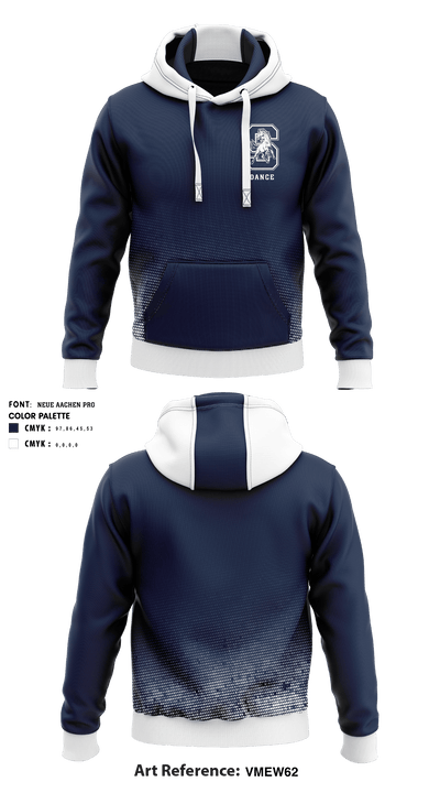 Silver High School Dance 12737840 Hoodie - 1