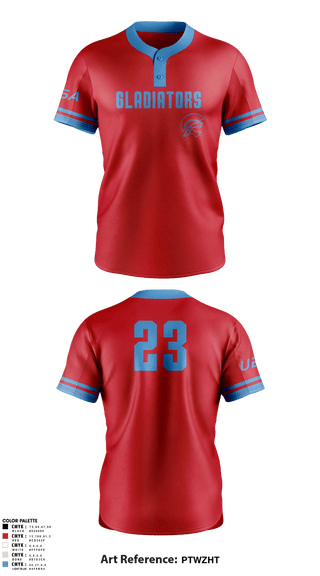 Two Button Baseball Jersey, Gladiator Gold, Baseball, Teamtime, Team time, sublimation, custom sports apparel, team uniforms, spirit wear, spiritwear, sports uniforms, custom shirts, team store, custom team store, fundraiser sports, apparel fundraiser