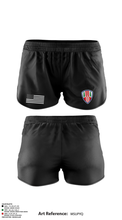 104th MP BN HHD 71367291 Track Shorts - 2