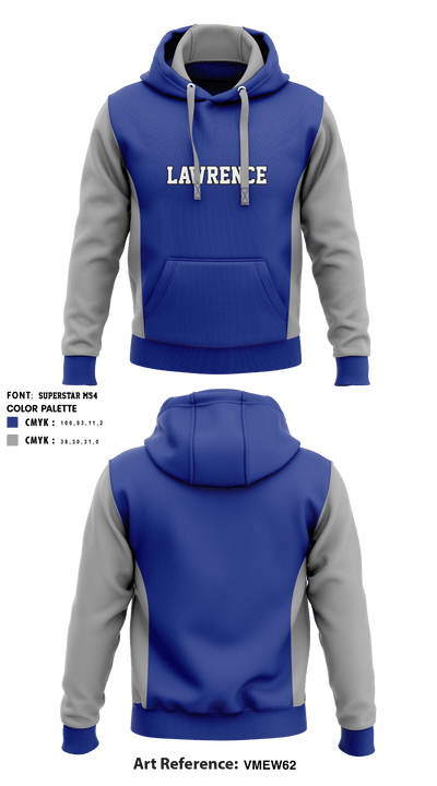 Lawrence High School field hockey 89745039 Hoodie - 2
