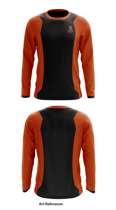 Slaton High School Golf 45832607 Long Sleeve Performance Shirt - 1