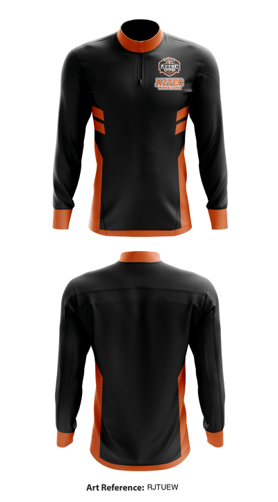 Aztec High School Wrestling 83030345 Quarter Zip Jacket - 1