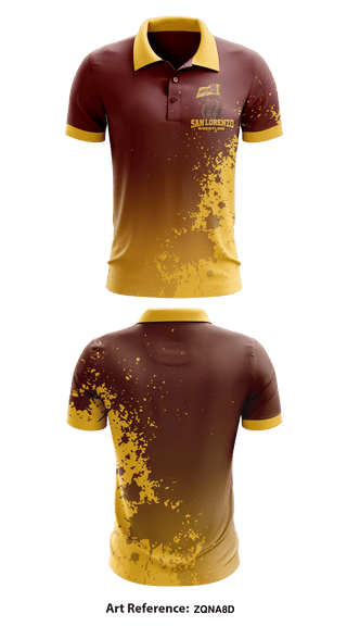 Short Sleeve Performance Polo, San Lorenzo High School wrestling, Wrestling, Teamtime, Team time, sublimation, custom sports apparel, team uniforms, spirit wear, spiritwear, sports uniforms, custom shirts, team store, custom team store, fundraiser sports, apparel fundraiser