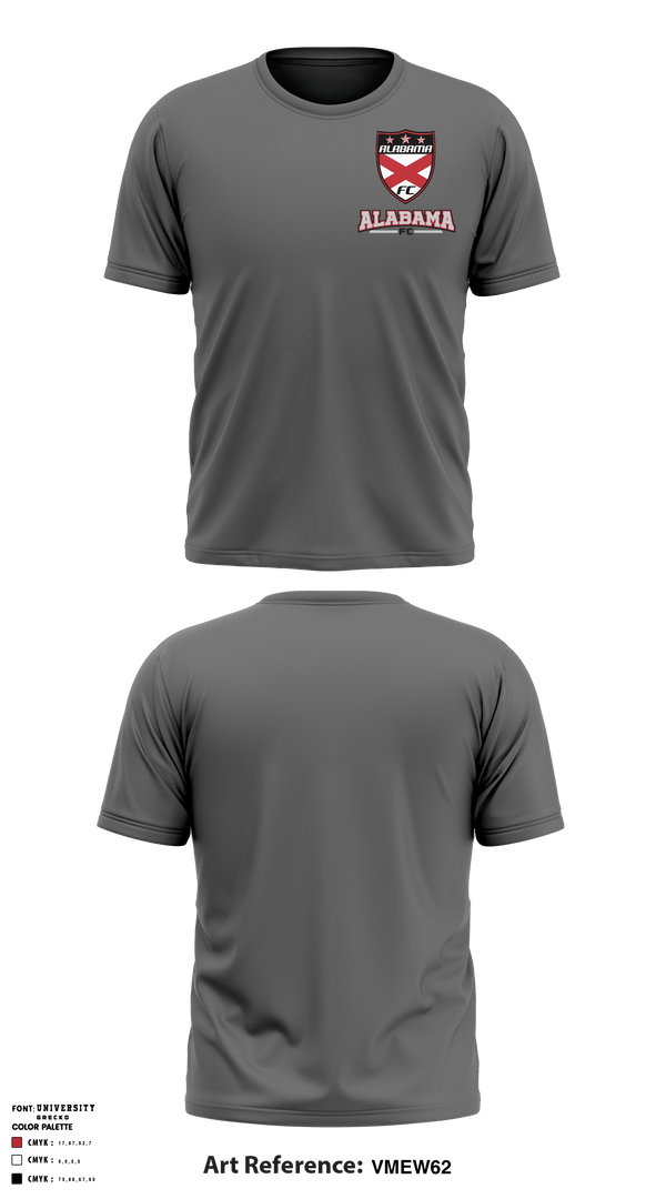 Short Sleeve Performance Shirt, Alabama FC, School Spirit Store, Teamtime, Team time, sublimation, custom sports apparel, team uniforms, spirit wear, spiritwear, sports uniforms, custom shirts, team store, custom team store, fundraiser sports, apparel fundraiser