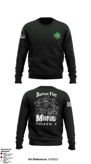 Crew Neck Sweatshirt, , Fire Department, Teamtime, Team time, sublimation, custom sports apparel, team uniforms, spirit wear, spiritwear, sports uniforms, custom shirts, team store, custom team store, fundraiser sports, apparel fundraiser
