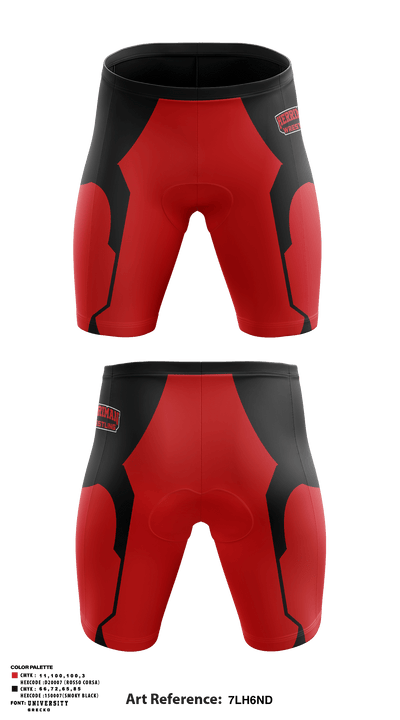 Herriman Wrestling 51123612 Men's Compression Shorts - 1
