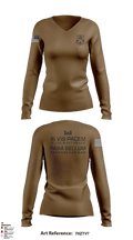 276th Engineer Battalion 45017184 Women's Long Sleeve V-neck Shirt - 3
