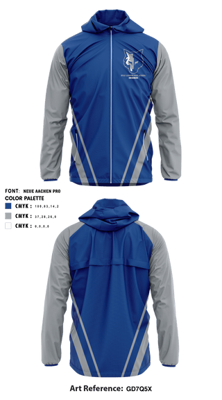 Windbreaker, Kyle Lehman High School Swimming, School Spirit Store, Teamtime, Team time, sublimation, custom sports apparel, team uniforms, spirit wear, spiritwear, sports uniforms, custom shirts, team store, custom team store, fundraiser sports, apparel fundraiser