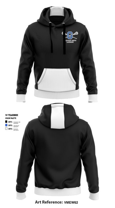 Pleasant Grove High School Lacrosse 63256449 Hoodie - 4