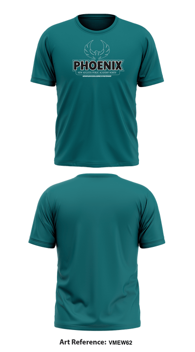 New Augusta Public Academy North Middle School 1913835 Short Sleeve Performance Shirt - 3